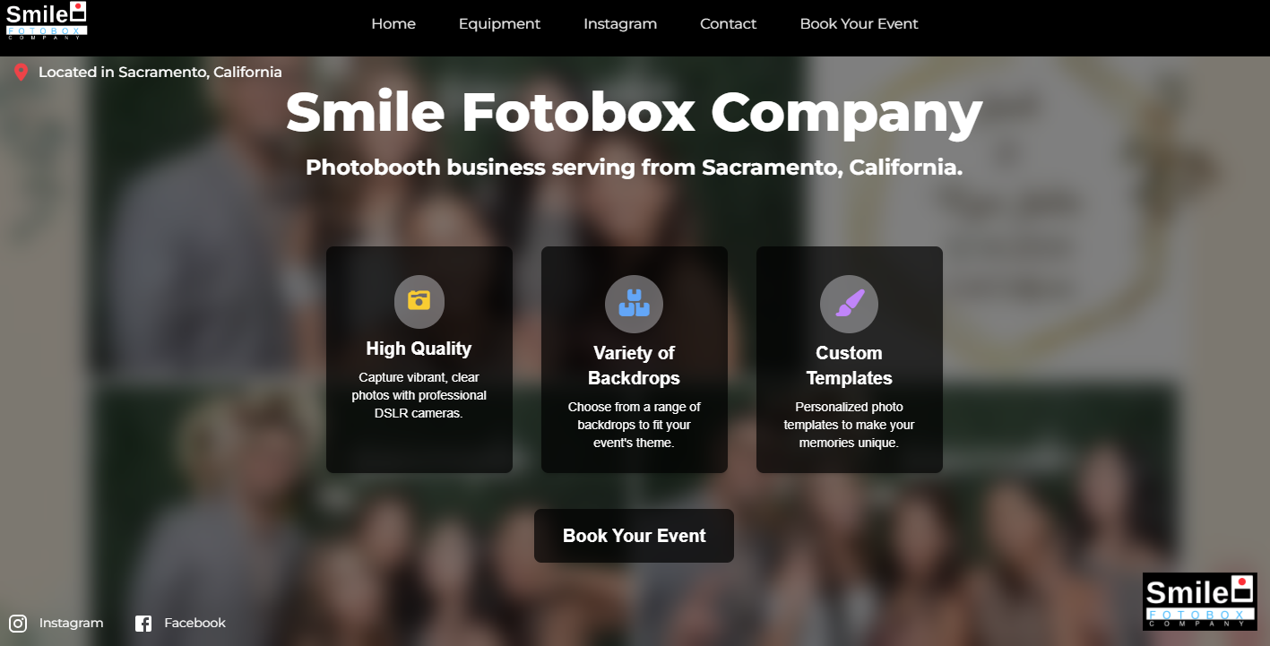 Image for Smile Fotobox Company Website project